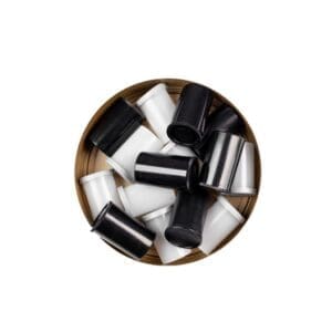 Empty Film Canisters – Mixed Transparent & Black Plastic Containers