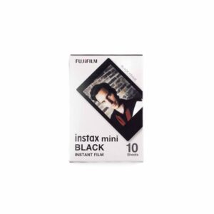 Fujifilm Instax Mini Black Frame Film – Pack of 10