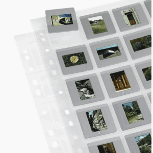 HAMA Slide Sleeves – 5x5cm PP Clear Sheets (25 Pack)